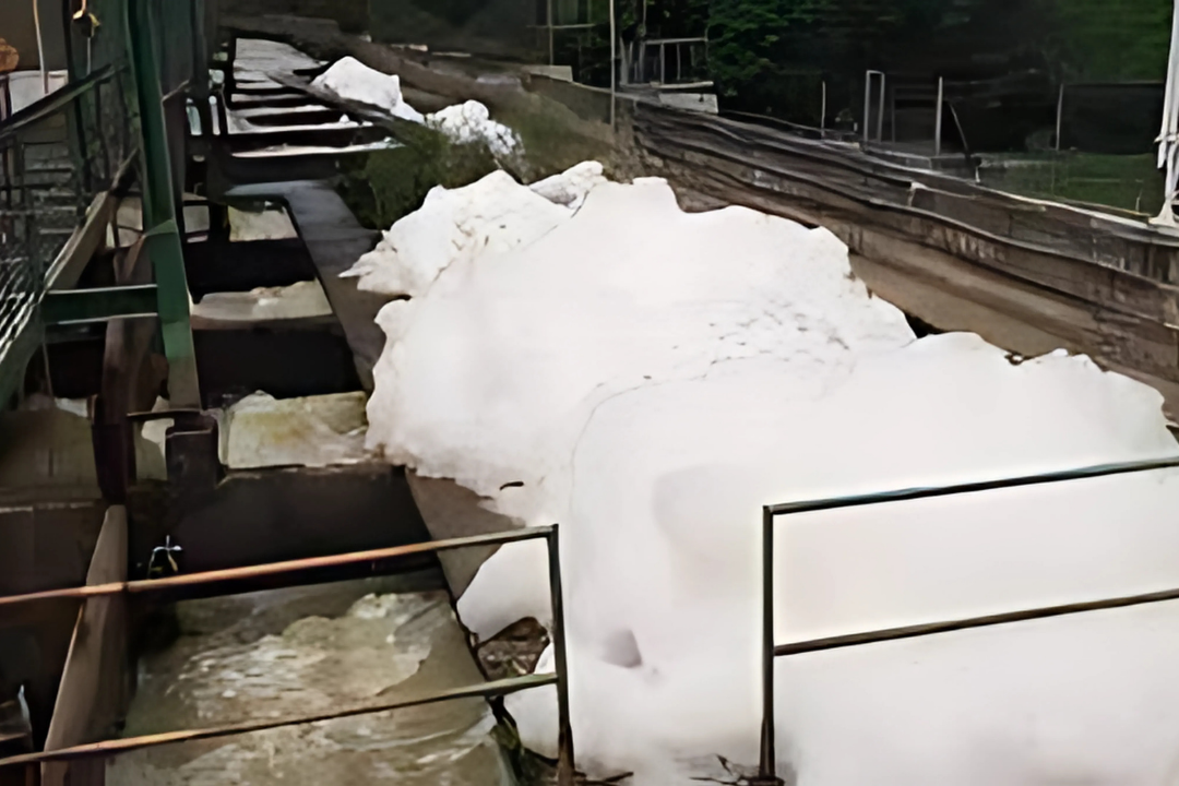 Excesso de espuma no tratamento de efluentes