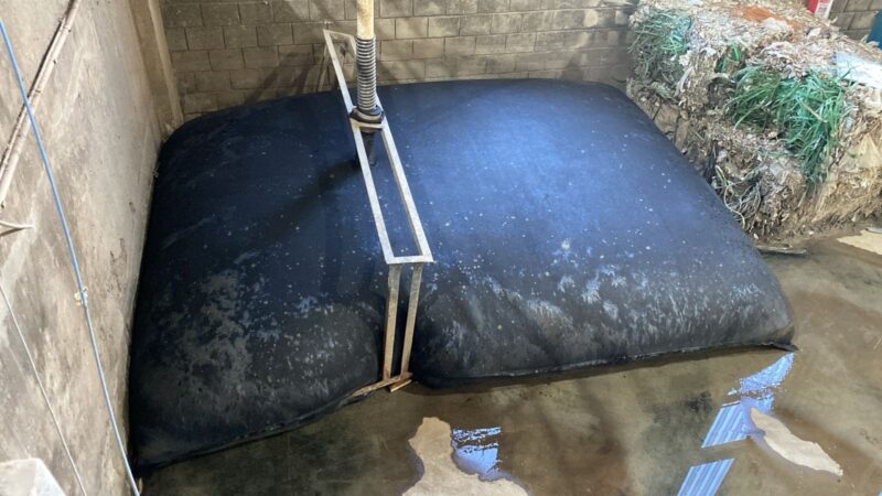 Geobag para secagem de lodo