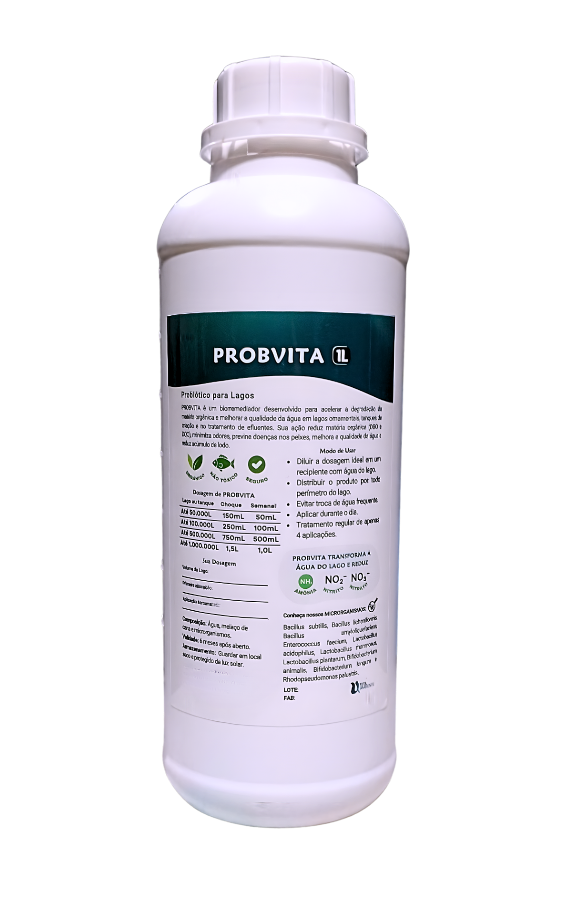 Probvita para Lagos e Efluentes